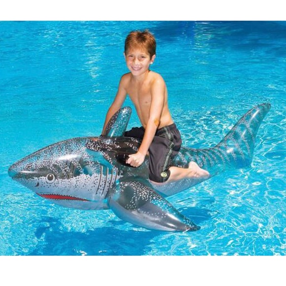 SWIMLINE Pool Shark INFLATABLE RIDE-ON Float Age 4+ 72” x 40” NEW & SEALED - Picture 1 of 7